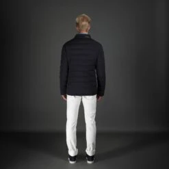 Dark Blue Zayn Goose-Down Quilted Jacket - MooRER -ETON Store MOUGI100307TEPA009 U0402 3