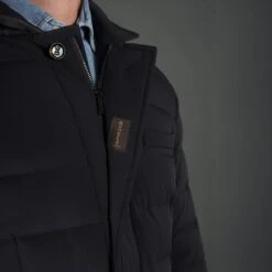Dark Blue Zayn Goose-Down Quilted Jacket - MooRER -ETON Store MOUGI100307TEPA009 U0402 5