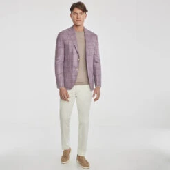 Lilac Check Loro Piana Wool/Silk/Linen Montana Contemporary Sport Jacket - Jack Victor 12 Lilac Check Loro Piana Wool/Silk/Linen Montana Contemporary Sport Jacket - Jack Victor -ETON Store N1241505 Lavender 8336 960x crop center f58ef559 9699 4c81 8c48 f316bb3000be