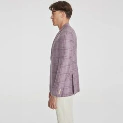 Lilac Check Loro Piana Wool/Silk/Linen Montana Contemporary Sport Jacket - Jack Victor 14 Lilac Check Loro Piana Wool/Silk/Linen Montana Contemporary Sport Jacket - Jack Victor -ETON Store N1241505 Lavender 8347 960x crop center c6ec963d bcec 4387 bab7 409648fba1ec