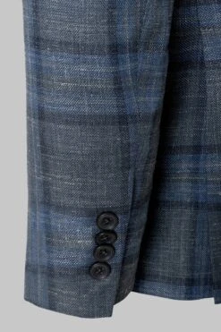 Grey And Blue Plaid Hampton Contemporary Fit Knit Wool/Silk/Linen Loro Piana Blazer - Jack Victor 12 Grey And Blue Plaid Hampton Contemporary Fit Knit Wool/Silk/Linen Loro Piana Blazer - Jack Victor -ETON Store NC1545 02 1800x1800 eb5ed4bd 411b 42e5 a65d 0aedf7e22e13