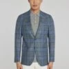 Grey And Blue Plaid Hampton Contemporary Fit Knit Wool/Silk/Linen Loro Piana Blazer - Jack Victor 2 Grey And Blue Plaid Hampton Contemporary Fit Knit Wool/Silk/Linen Loro Piana Blazer - Jack Victor -ETON Store NC1545 GREY 20855 1800x1800 1e91d637 53f3 4136 b8af 1090711ab4b6