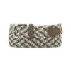 Green & Beige Multicolour Woven Elastic Belt - Anderson's