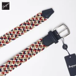 Beige & Blue Multicolour Woven Elastic Belt - Anderson's 6 Beige & Blue Multicolour Woven Elastic Belt - Anderson's -ETON Store NE41NE41191NE41191NE41191 1