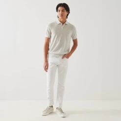 Drizzle Pale Gray Cupro-Merino Knit Polo Shirt - Patrick Assaraf 8 Drizzle Pale Gray Cupro-Merino Knit Polo Shirt - Patrick Assaraf -ETON Store P154P15R 077 2297 800x 141ff8a8 8df8 42ea 8cf6 87d657d0151a