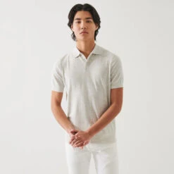 Drizzle Pale Gray Cupro-Merino Knit Polo Shirt - Patrick Assaraf 9 Drizzle Pale Gray Cupro-Merino Knit Polo Shirt - Patrick Assaraf -ETON Store P154P15R 077 2312 800x 2008fc66 71b2 4b58 84c7 4cddff80a477