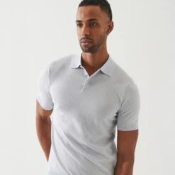 Ocean Blue Cupro-Merino Knit Polo Shirt - Patrick Assaraf 14 Ocean Blue Cupro-Merino Knit Polo Shirt - Patrick Assaraf -ETON Store P154P15Z 420 148566 1400x ccbf6b96 7b1b 46a6 bca9 f9907c850f8b