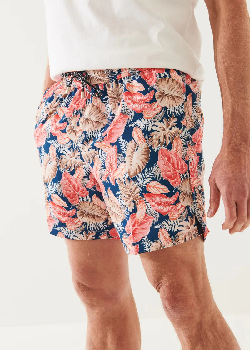 Tropical Foral Swim Trunk - Patrick Assaraf 3 Tropical Foral Swim Trunk - Patrick Assaraf