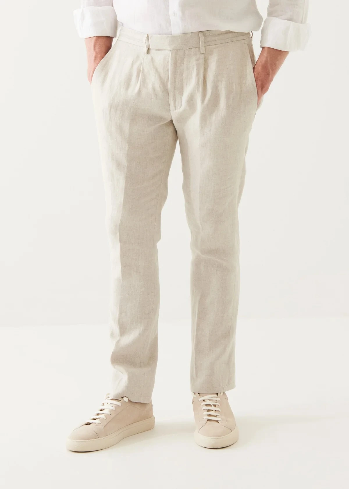 Grain Italian-made Linen Pant - PATRICK ASSARAF 4 Grain Italian-made Linen Pant - PATRICK ASSARAF - Image 2
