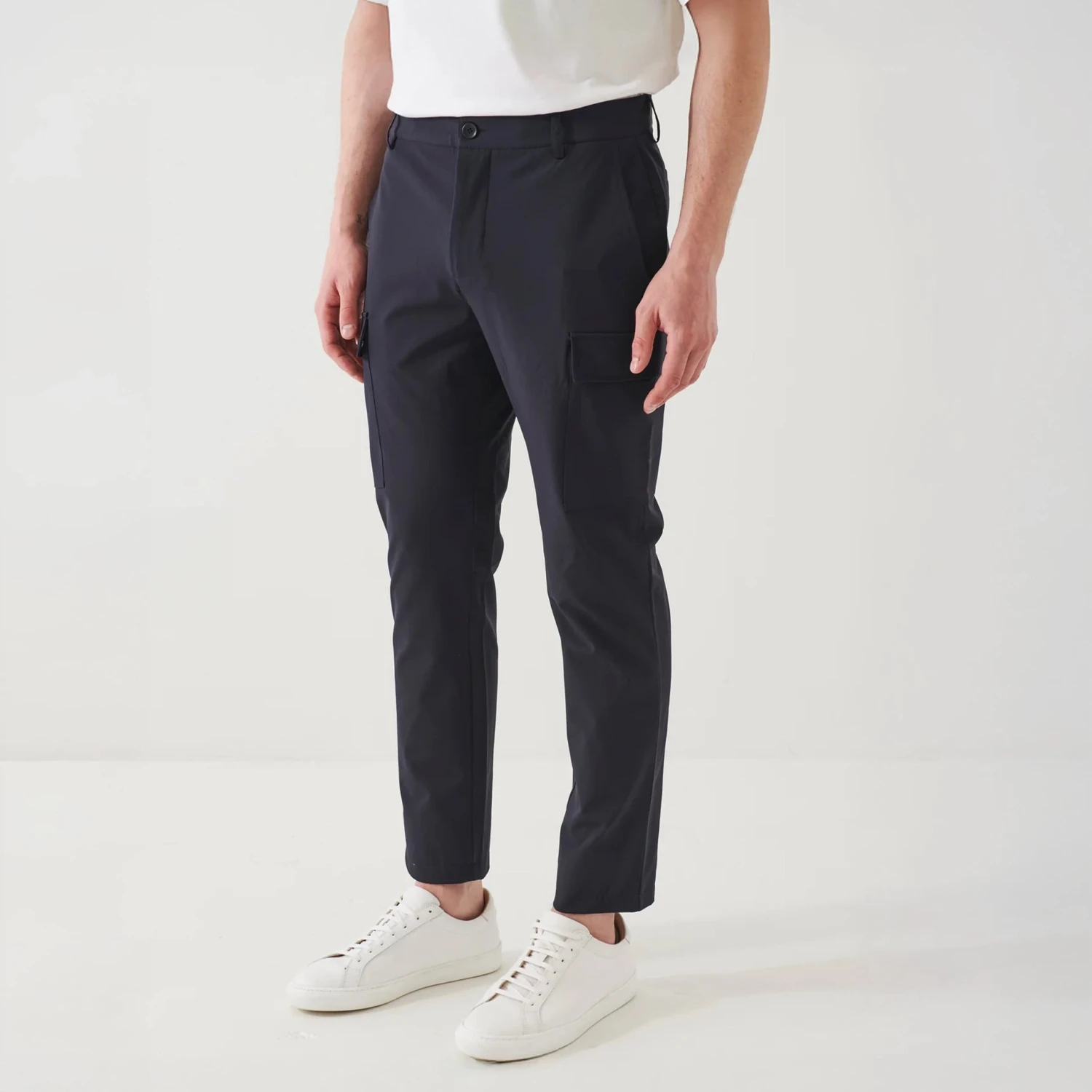 Dark Navy Travel Nucleo Stretch Cargo Pant - PATRICK ASSARAF 4 Dark Navy Travel Nucleo Stretch Cargo Pant - PATRICK ASSARAF - Image 2