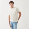 Vanilla Organic High Crew Pima Cotton Short Sleeve Crewneck T-Shirt - Patrick Assaraf
