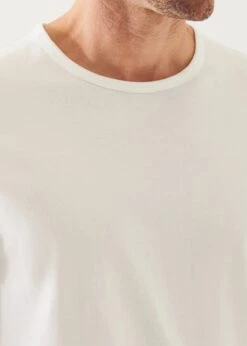 White Mercerized Pima Cotton Short Sleeve Crew Neck T-Shirt - Patrick Assaraf 10 White Mercerized Pima Cotton Short Sleeve Crew Neck T-Shirt - Patrick Assaraf -ETON Store P92C02V 100 9305 1200x d00db915 a3a4 4506 a3ca e7bf4ff2daed