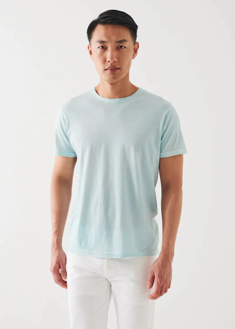 Celery Pima Spray Wash T-Shirt - Patrick Assaraf 5 Celery Pima Spray Wash T-Shirt - Patrick Assaraf - Image 3