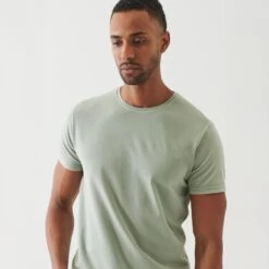 Green Pea Pima Cotton Stretch Vintage Wash T-Shirt - Patrick Assaraf 8 Green Pea Pima Cotton Stretch Vintage Wash T-Shirt - Patrick Assaraf -ETON Store P95C07X 361 149224 1400x ea7f5487 1ac4 4e70 9cba a7962f5ebcc1