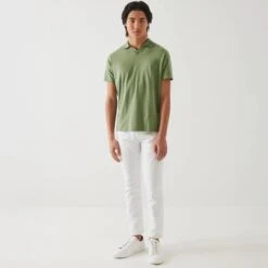 Green Pea Pima Cotton Stretch Open Polo - Patrick Assaraf 9 Green Pea Pima Cotton Stretch Open Polo - Patrick Assaraf -ETON Store P95O15 305 48148 1200x 2b0eea1a 3e23 4ad7 8a14 48648bd4afe6