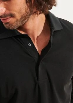 Black Long Sleeve Pima Polo - Patrick Assaraf 12 Black Long Sleeve Pima Polo - Patrick Assaraf -ETON Store P95P01P 001 115357 1200x 7263876e d992 4a7d 8337 e1b36d200e3f