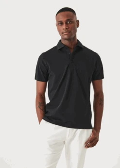 Black Iconic Pima Cotton Stretch Short Sleeve Polo - Patrick Assaraf 12 Black Iconic Pima Cotton Stretch Short Sleeve Polo - Patrick Assaraf -ETON Store P95P24 001 155739 800x e7d816fa 8f2b 4700 8c42 5eed1ccdafec