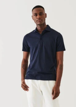 Midnight Iconic Pima Cotton Stretch Short Sleeve Polo - Patrick Assaraf 17 Midnight Iconic Pima Cotton Stretch Short Sleeve Polo - Patrick Assaraf -ETON Store P95P24 417 157155 800x 3f5a9d9f 42f1 4785 927c 39c02131f359
