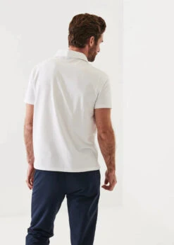 White Iconic Pima Cotton Stretch Short Sleeve Polo - Patrick Assaraf 17 White Iconic Pima Cotton Stretch Short Sleeve Polo - Patrick Assaraf -ETON Store P95P24N 100 153262 800x 57b306d3 587d 4a29 8e04 e48c26652168