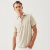 Clay Iconic Pima Cotton Stretch Short Sleeve Polo - Patrick Assaraf 2 Clay Iconic Pima Cotton Stretch Short Sleeve Polo - Patrick Assaraf -ETON Store P95P24 163