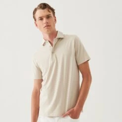 Clay Iconic Pima Cotton Stretch Short Sleeve Polo - Patrick Assaraf