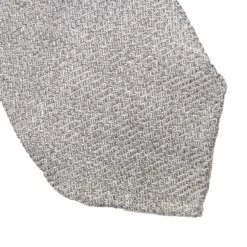Silver Gray Woven Linen-Silk-Cotton Untipped Tie - Paolo Albizzati 7 Silver Gray Woven Linen-Silk-Cotton Untipped Tie - Paolo Albizzati -ETON Store PAOLO ALBIZZATI TR4031 05 1