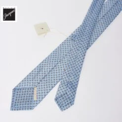 Light Blue Micro Paisley Print Silk Tie - Paolo Albizzati 6 Light Blue Micro Paisley Print Silk Tie - Paolo Albizzati -ETON Store PAOLOALBIZZATIS146 2 2