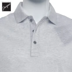 Paul&Shark Ice Gray Shark Tag Piqué Cotton Polo With Linen Trims - Paul & Shark 6 Paul&Shark Ice Gray Shark Tag Piqué Cotton Polo With Linen Trims - Paul & Shark -ETON Store PAULSHARK25411224223 1