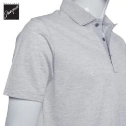Paul&Shark Ice Gray Shark Tag Piqué Cotton Polo With Linen Trims - Paul & Shark 7 Paul&Shark Ice Gray Shark Tag Piqué Cotton Polo With Linen Trims - Paul & Shark -ETON Store PAULSHARK25411224223 2