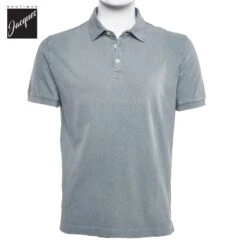 Mid Gray Fine Piqué Stretch Short Sleeve Polo - Phil Petter