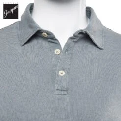 Mid Gray Fine Piqué Stretch Short Sleeve Polo - Phil Petter 9 Mid Gray Fine Piqué Stretch Short Sleeve Polo - Phil Petter -ETON Store PHILPETTER30 2516825 3