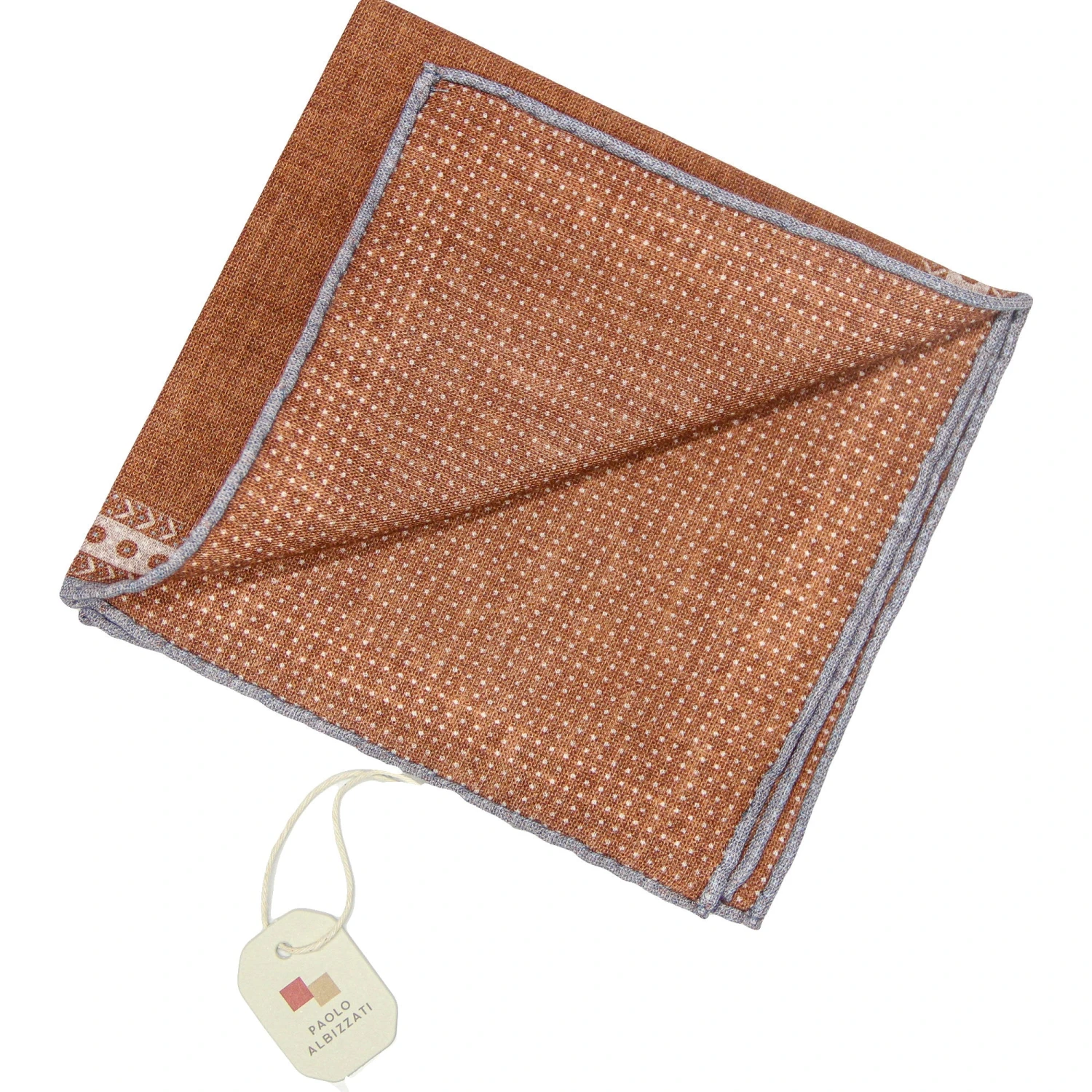 Rust Reversible Hankie - Paolo Albizzati 4 Rust Reversible Hankie - Paolo Albizzati - Image 2