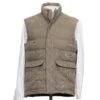 Taupe Quilted Corduroy Vest With Pockets - Stenströms 2 Taupe Quilted Corduroy Vest With Pockets - Stenströms -ETON Store STENSTROMS 4300482582340 1