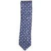 Royal Blue Geometric Patterned Silk Tie - Stenströms