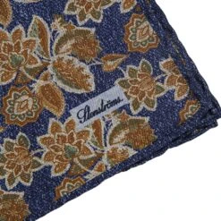 Blue And Rust Patterned Reversible Silk Hankie - Stenströms 9 Blue And Rust Patterned Reversible Silk Hankie - Stenströms -ETON Store STENSTROMS 923342 002 2 4a284863 5d27 422e bfc1 973bbe00273c