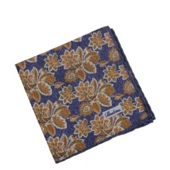 Blue And Rust Patterned Reversible Silk Hankie - Stenströms 10 Blue And Rust Patterned Reversible Silk Hankie - Stenströms -ETON Store STENSTROMS 923342 002 3 d0698481 1361 45f4 a405 e906b2959f98