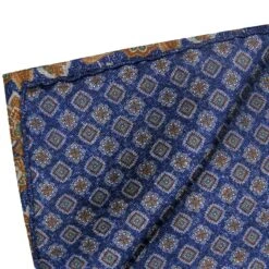 Blue And Rust Patterned Reversible Silk Hankie - Stenströms 8 Blue And Rust Patterned Reversible Silk Hankie - Stenströms -ETON Store STENSTROMS 923342 002 675df2fd 1e60 430b 9573 03b12dab4989