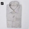 Gray Striped Linen Casual Slimline Shirt - Stenströms 2 Gray Striped Linen Casual Slimline Shirt - Stenströms -ETON Store STENSTROMS7747218787322 4