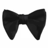 Black Silk Pre-Tied Tom Ford Style Bow Tie - DION 1 Black Silk Pre-Tied Tom Ford Style Bow Tie - DION -ETON Store SakiTFPreTiedBow