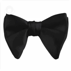 Black Silk Pre-Tied Tom Ford Style Bow Tie - DION