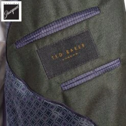 Olive Green Slim Fit Suit - Ted Baker 11 Olive Green Slim Fit Suit - Ted Baker -ETON Store TEDBAKERROGERTB35507 5