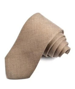 Chestnut Wool Tie - DION