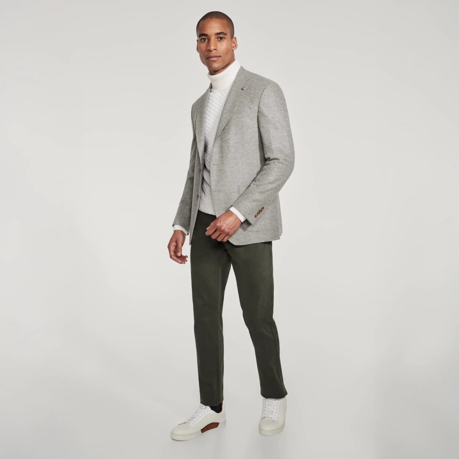Gray Loro Piana Cashmere-Award Darwin Contemporary Knit Sport Jacket - Jack Victor 6 Gray Loro Piana Cashmere-Award Darwin Contemporary Knit Sport Jacket - Jack Victor - Image 4