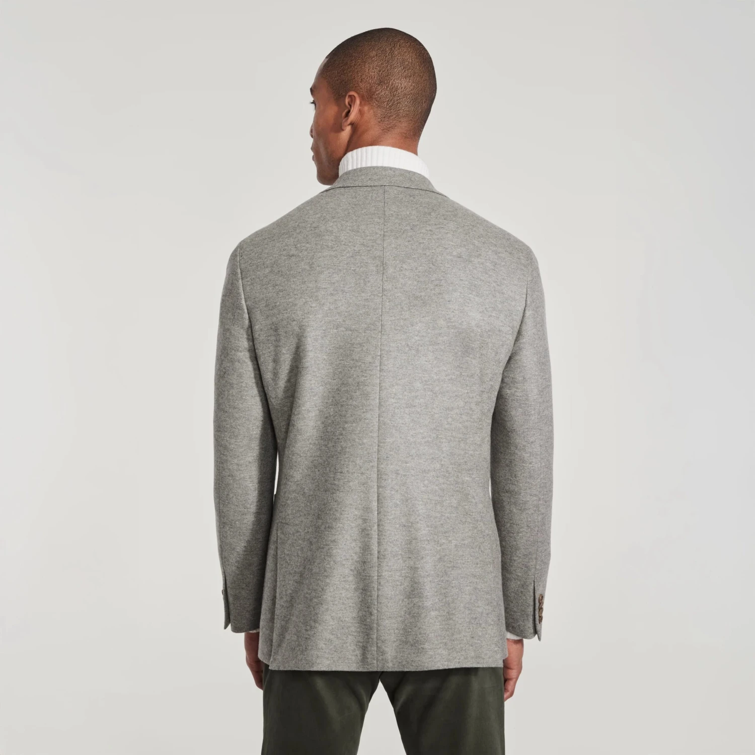 Gray Loro Piana Cashmere-Award Darwin Contemporary Knit Sport Jacket - Jack Victor 5 Gray Loro Piana Cashmere-Award Darwin Contemporary Knit Sport Jacket - Jack Victor - Image 3