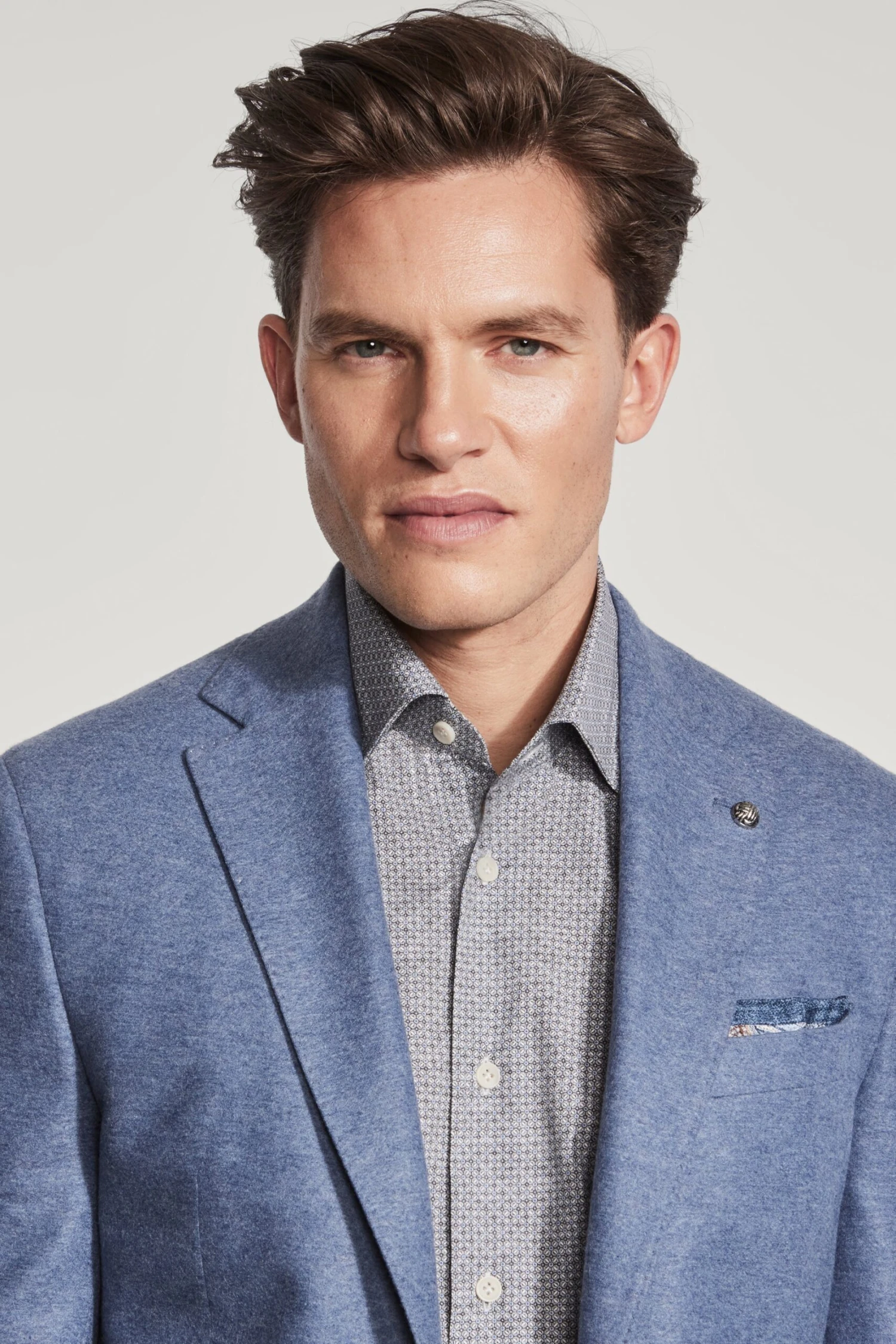 Light Blue Loro Piana Cashmere Darwin Contemporary Fit Sport Jacket - Jack Victor 5 Light Blue Loro Piana Cashmere Darwin Contemporary Fit Sport Jacket - Jack Victor - Image 3