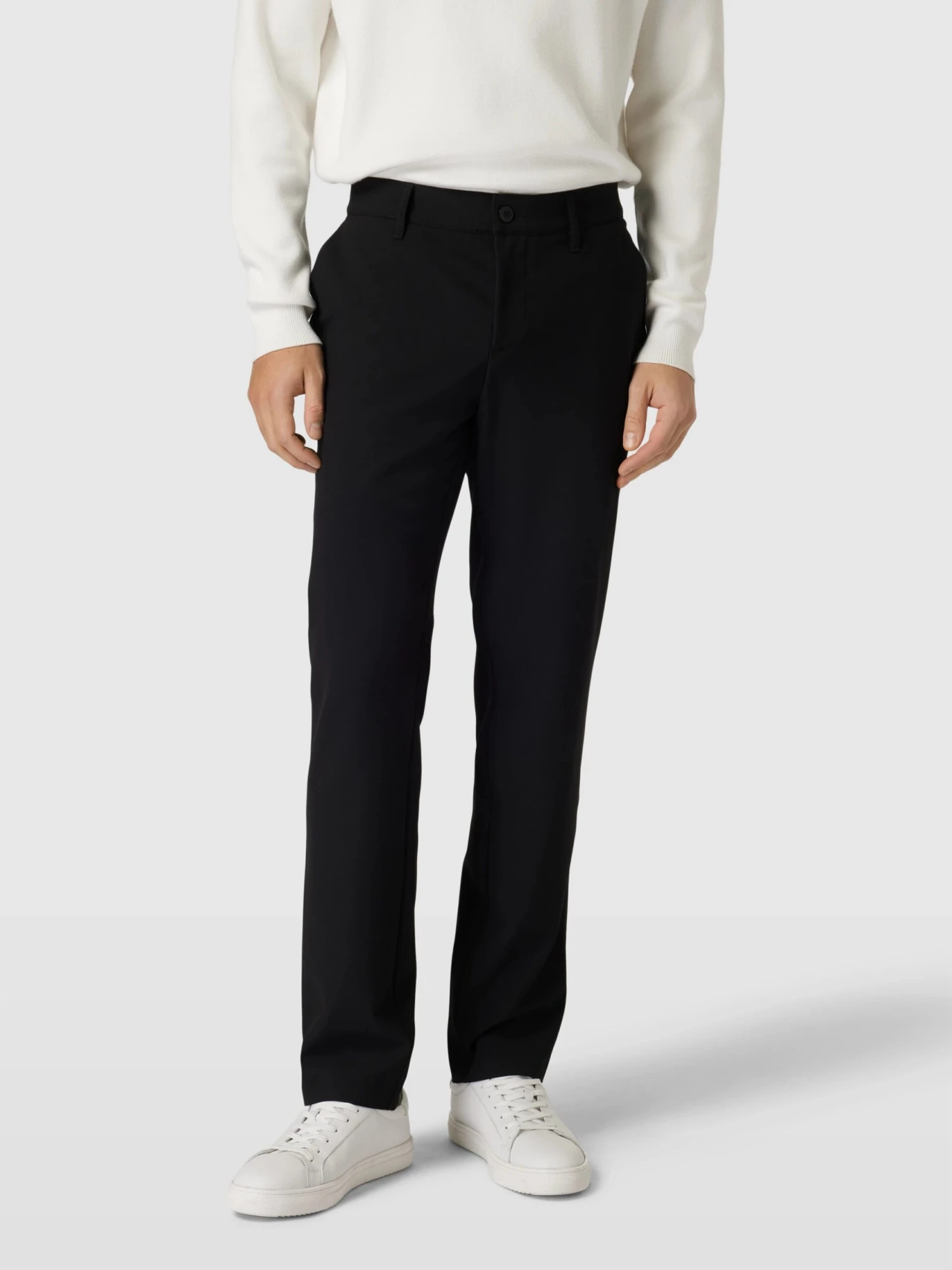 Ceramica Rob Slim Fit Stretch Black Dress Pant - ALBERTO 3 Ceramica Rob Slim Fit Stretch Black Dress Pant - ALBERTO