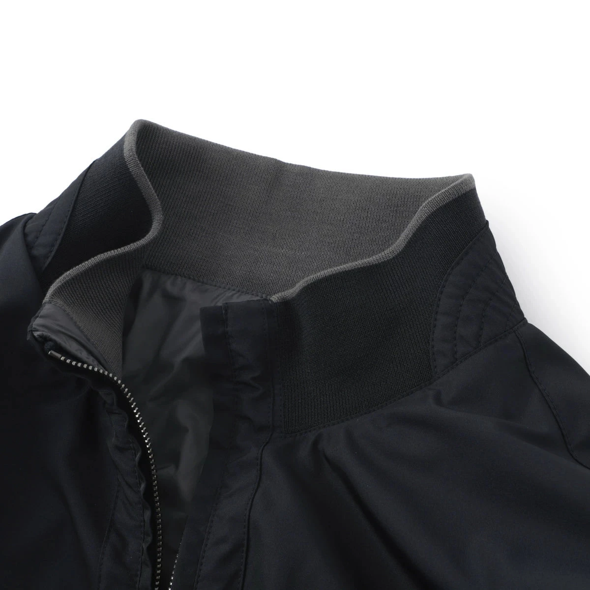 Blue Cloud Axten Water Repellent Reversible Bomber Jacket - MooRER 9 Blue Cloud Axten Water Repellent Reversible Bomber Jacket - MooRER - Image 7