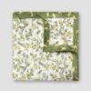 White & Green Banana Motif Linen Pocket Square - ETON 1 White & Green Banana Motif Linen Pocket Square - ETON -ETON Store banana pattern pocket square 2023 05 03T225059769Z
