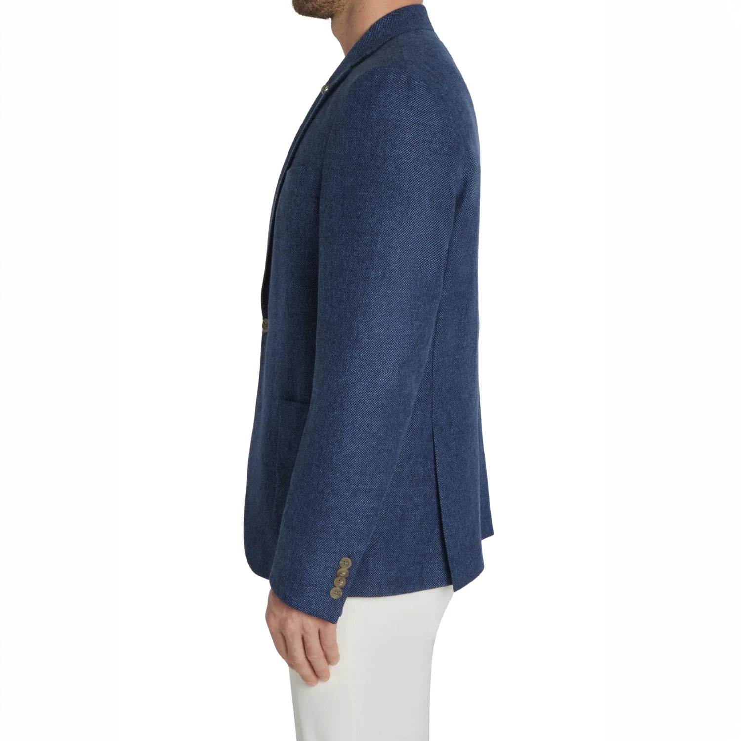 Royal Blue Hampton Contemporary Fit Wool-Linen-Cotton Sport Jacket - Jack Victor 7 Royal Blue Hampton Contemporary Fit Wool-Linen-Cotton Sport Jacket - Jack Victor - Image 5
