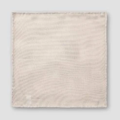 Light Beige Grenadine Silk Pocket Square - ETON -ETON Store beige garza fina pocket square 2024 04 04T130551939Z